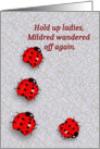 Ladybug Birthday from group card