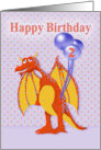 Happy Birthday Two Year Old, Friendly Dragon card