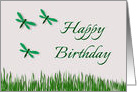 Happy Birthday, Dragonflies card