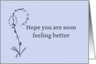 Feel Better/Get Well to Cancer Patient card