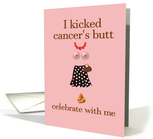 Breast Cancer Survivor Party invitation card (1012255)