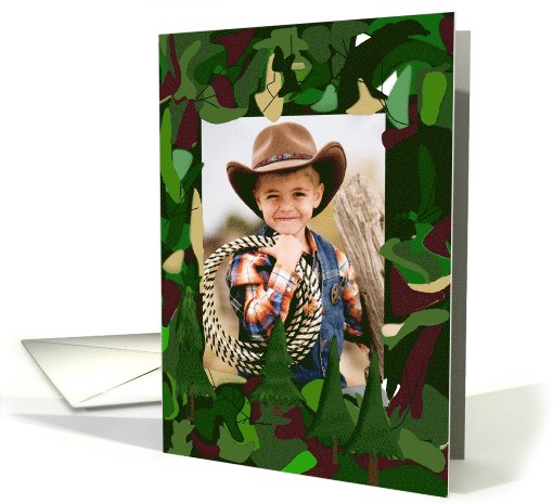 Camo/Camouflage Photo card (1014489)