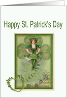 Happy St Patrick’s Day vintage postcard card