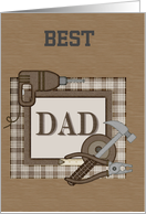 Dad customizable card carpenter theme card