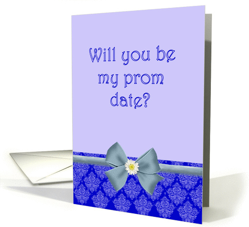 Prom Invitation, shades of blue card (1072133)