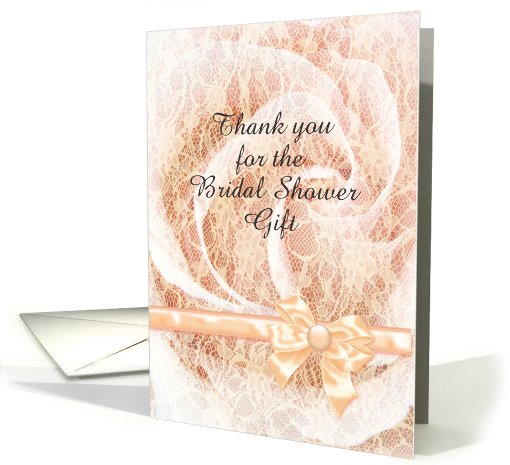 Thank you for shower gift, customizable card (1072253)