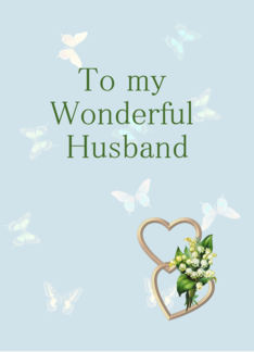 To Husband from wife...