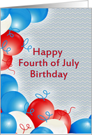 Happy Fourth of July Birthday card