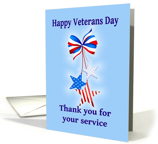 Happy Veterans Day Thank you Veteran, Patriotic card (1382114)