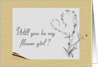 Flower Girl Request...