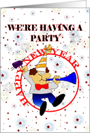 Happy New Year Party card