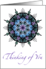 Thinking of You Mandala Blank Inside card