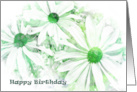 Happy Birthday Watercolor Daisies card