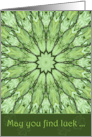 Happy St. Patrick’s Day Color Enhanced Rock Kaleidoscope card