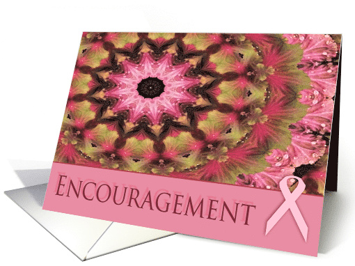 Encouragement Pink Leaves Kaleidoscope card (837392)