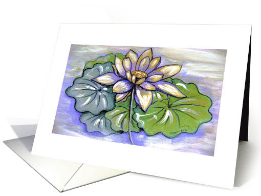 Lotus flower card (1129508)