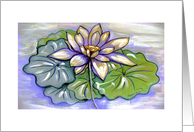 Lotus flower card