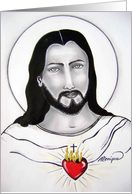 Sacred Heart of Jesus card