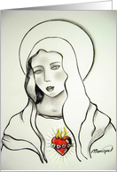 Immaculate Heart of Mary card