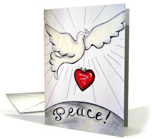 Peace on earth card (429332)