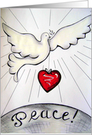 Peace on earth card