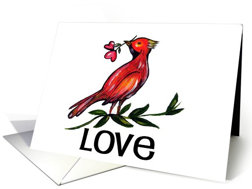 Love bird card (435515)