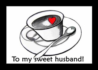 To my sweet husband!