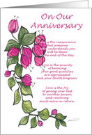 On our anniversary day! card