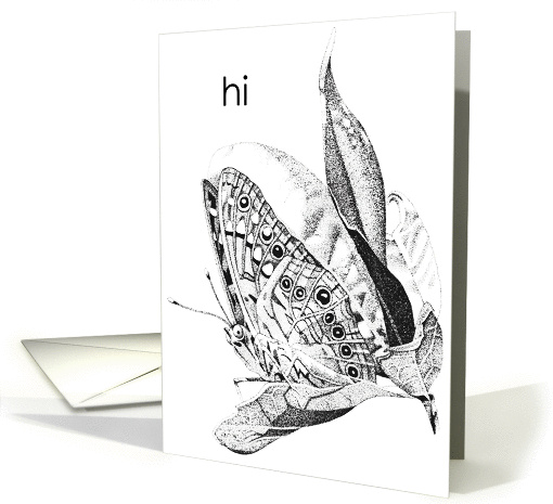 Butterfly card (427596)