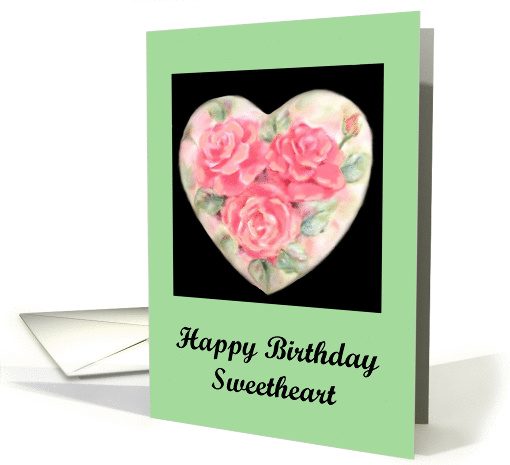 3 Roses Sweetheart Birthday card (433403)