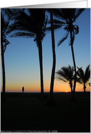 Reflecting on Sunset card