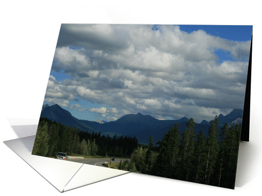 Canadian Rocky Mountains card (616809)