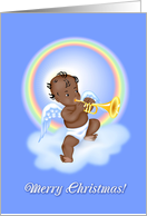 Christmas Baby Angel card