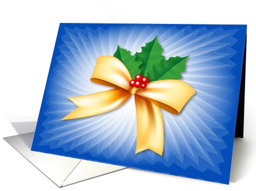 Christmas Bow card (533423)