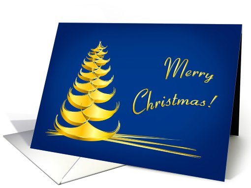 Christmas Tree Abstract card (533439)