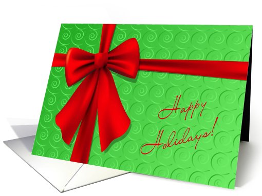 Christmas Bow card (533444)