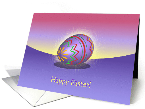 Easter Egg Illustration card (596520)