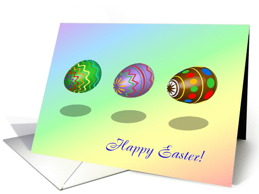 Easter Eggs Illustration card (596526)