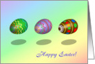 Easter Eggs Illustration card