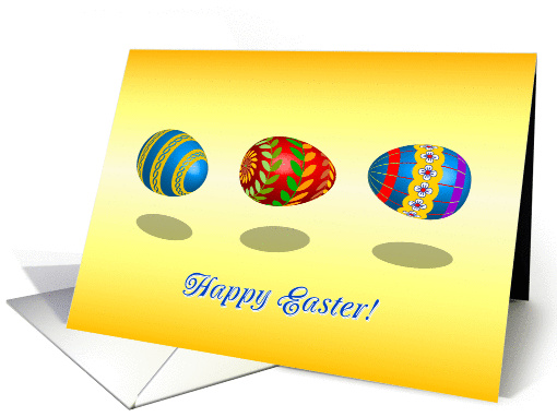 Easter Eggs Illustration card (596527)