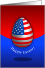 American Easter Illustration card