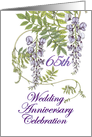 Custom for Melody, 65th Wedding Anniversary Party Invitation card