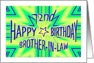 Custom for Nancy 72nd Birthday Brother in law card