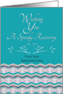 Speedy Recovery From Appendectomy Bird Pattern card