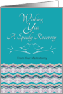 Speedy Recovery From Mastectomy Bird Pattern card