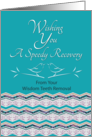 Speedy Recovery From Wisdom Teeth Removal Bird Pattern card