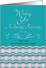 Speedy Recovery From Ear Surgery Bird Pattern card