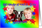 Grandparents Day Photo Card for Grandpa card