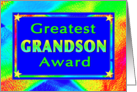 Happy 17th Birthday Grandson card