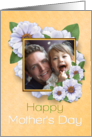 Happy Mother’s Day Photo Card Zinnia Garden card